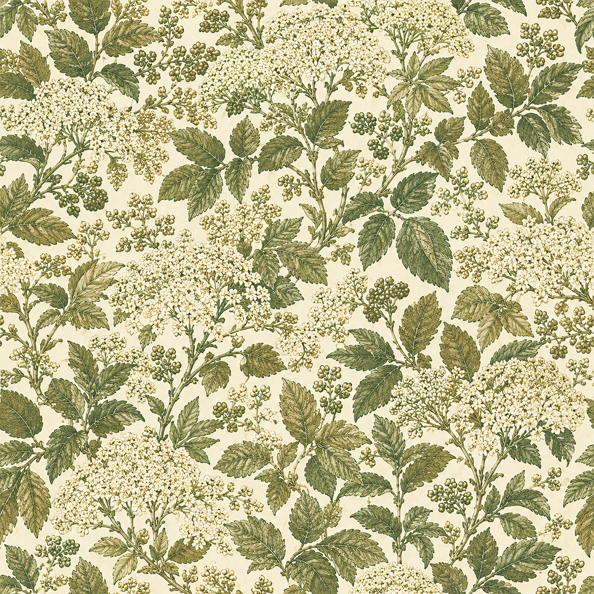 Elderflower in Parchment