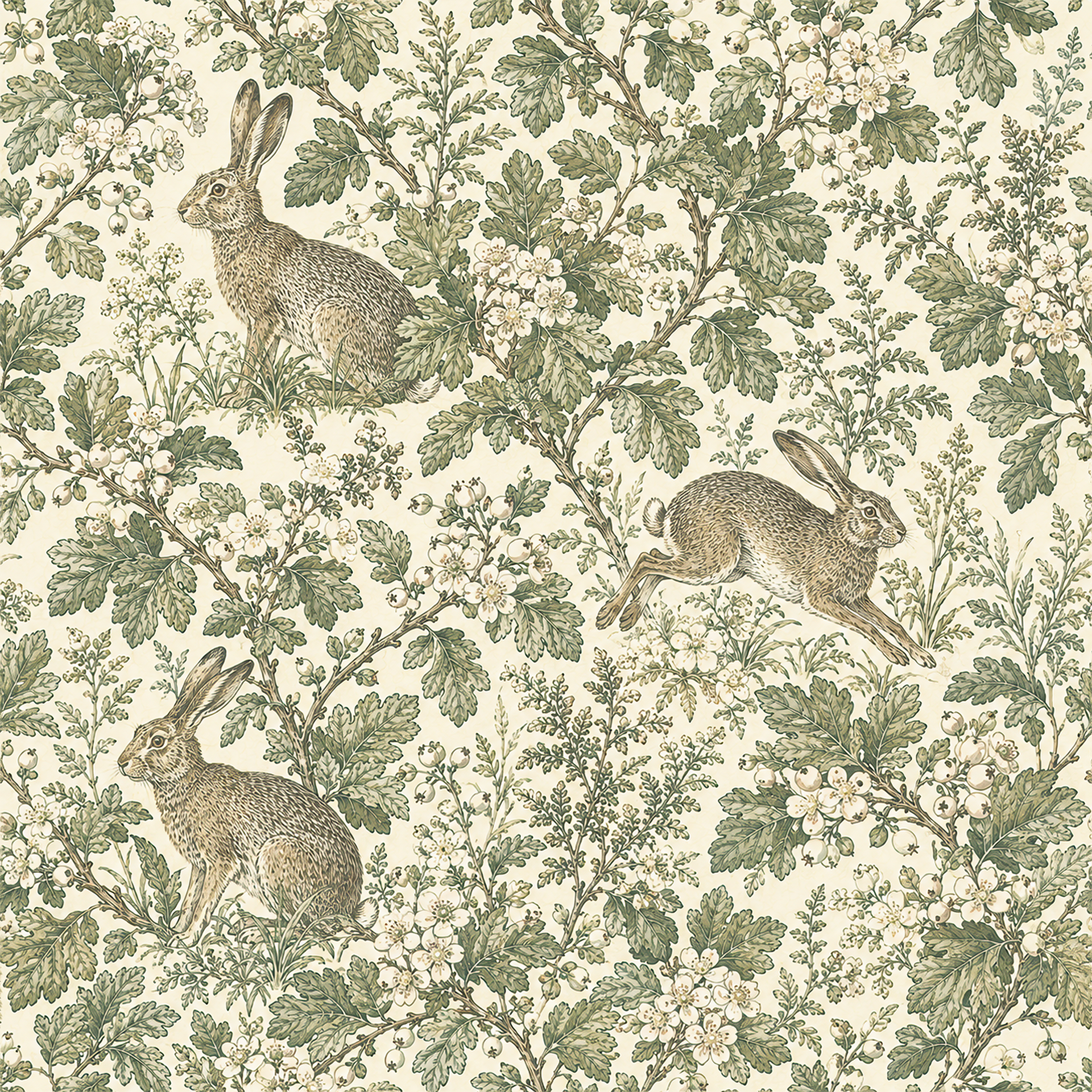 Hare & Hawthorn in Moss
