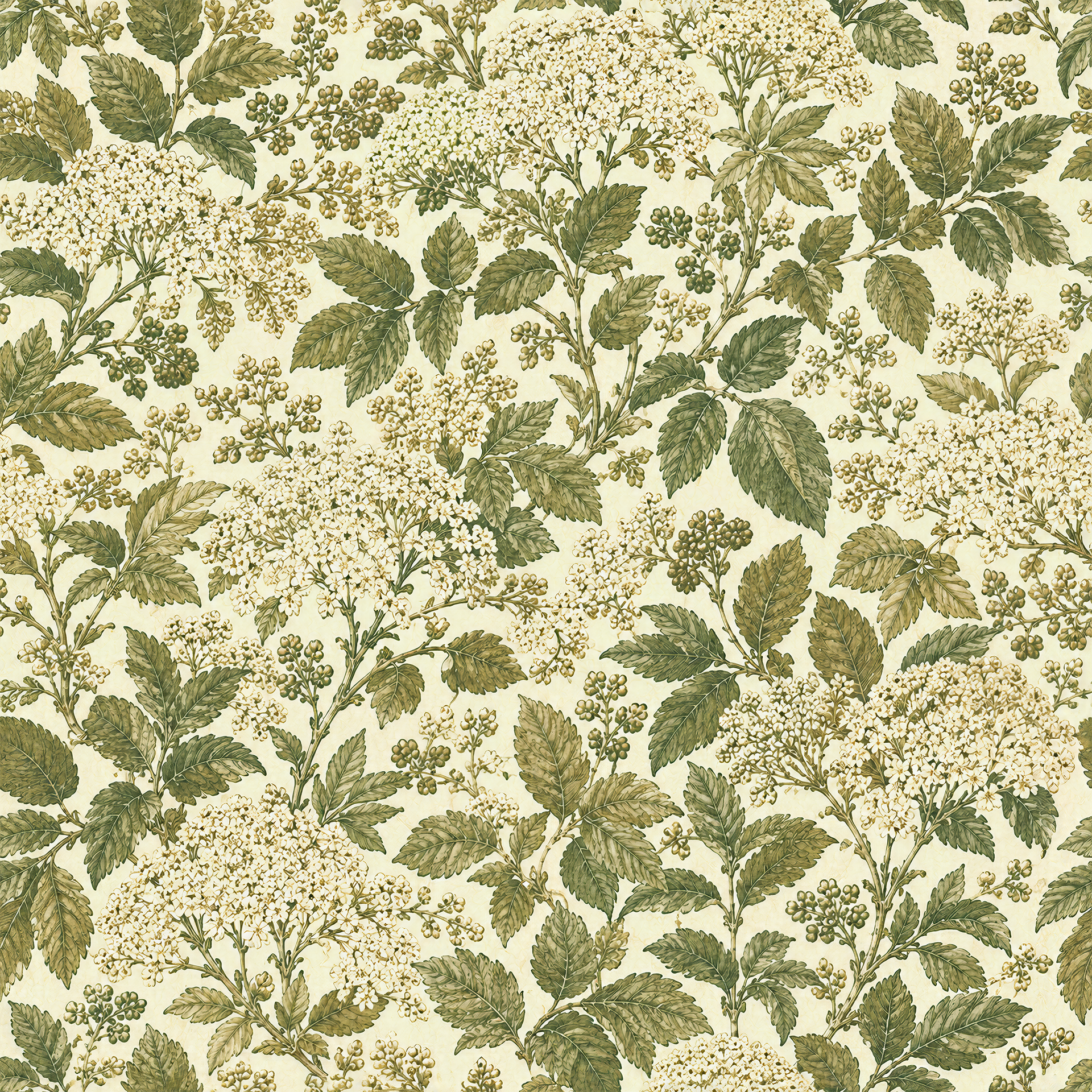 Elderflower in Parchment