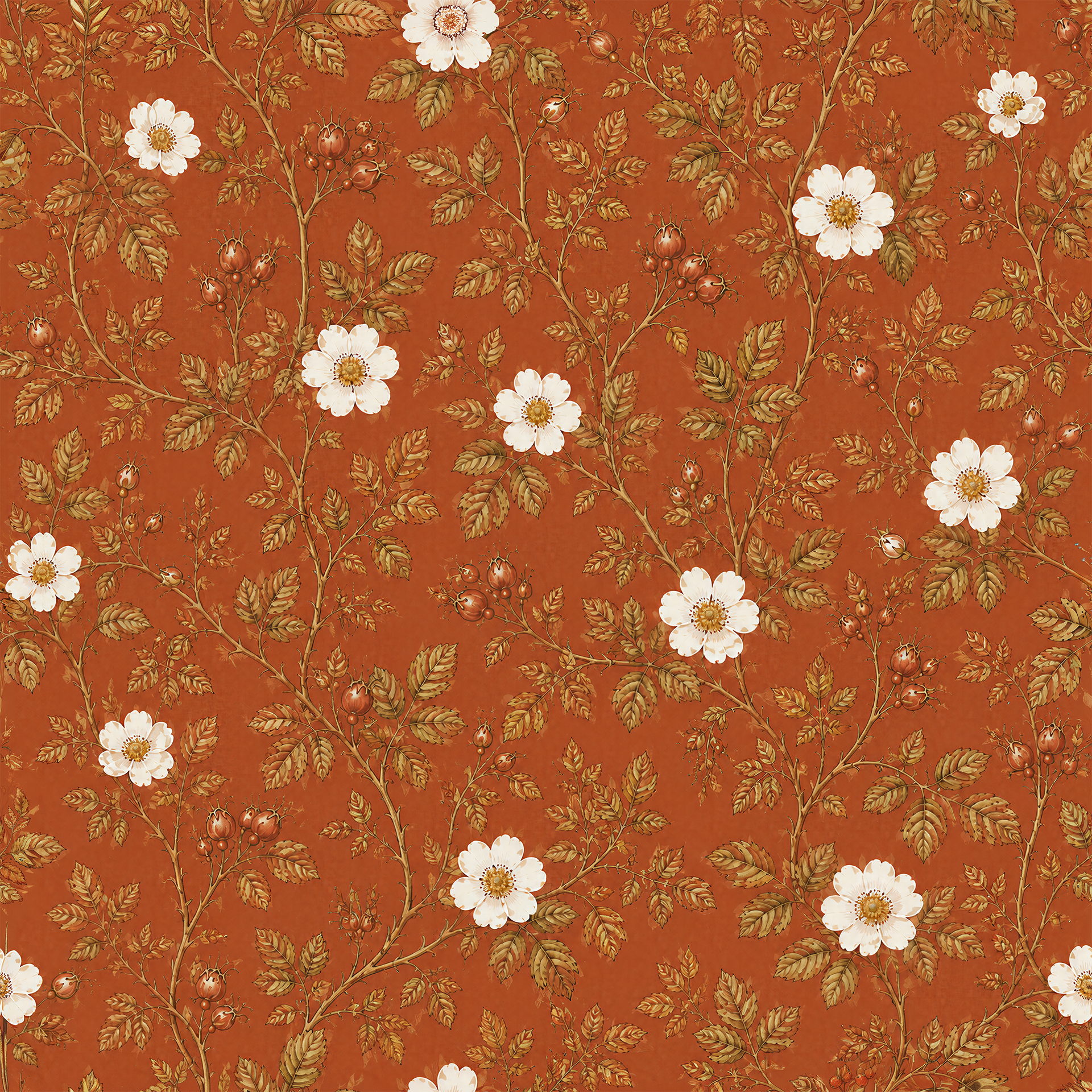 Dog Rose in Umber