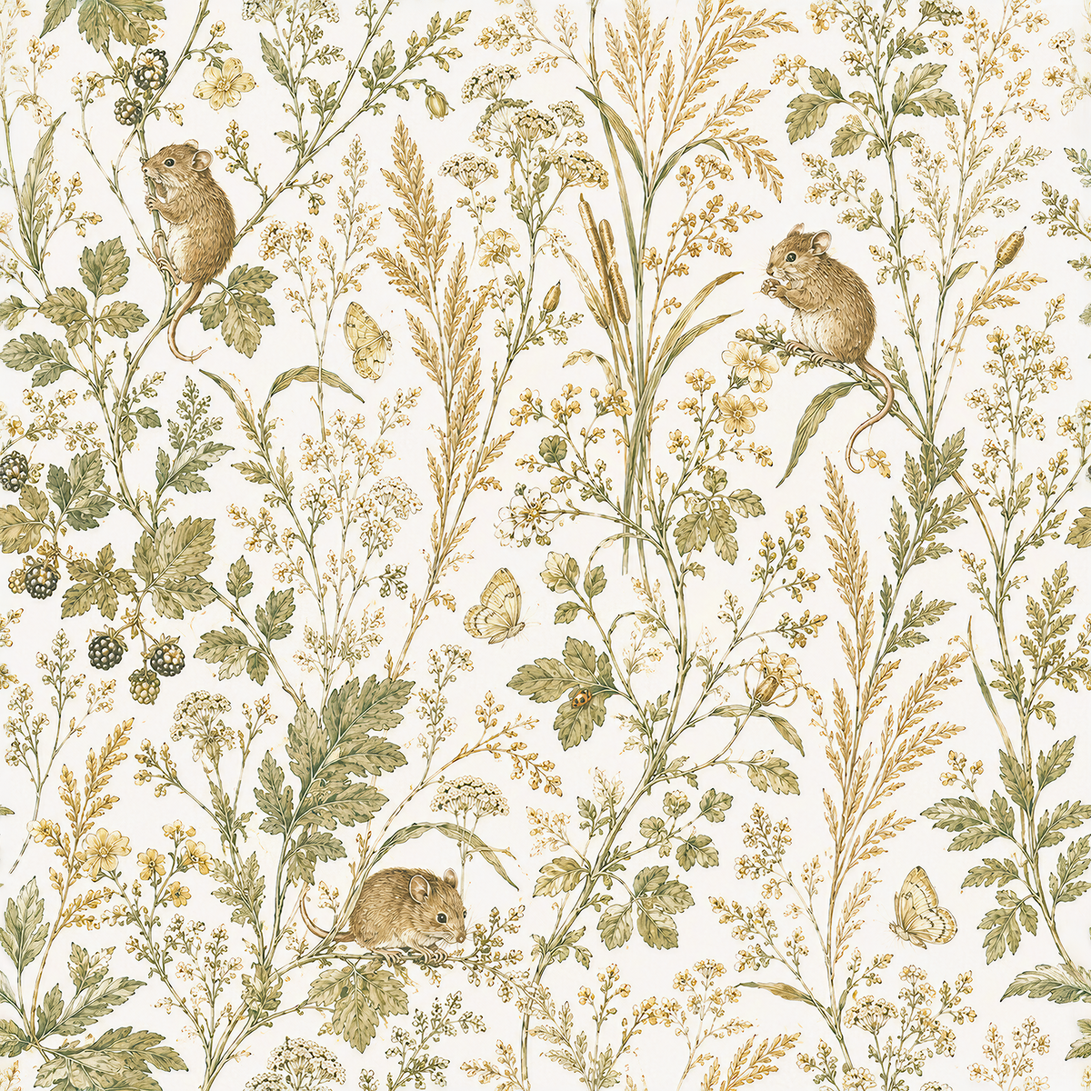 Door Mice in Moss