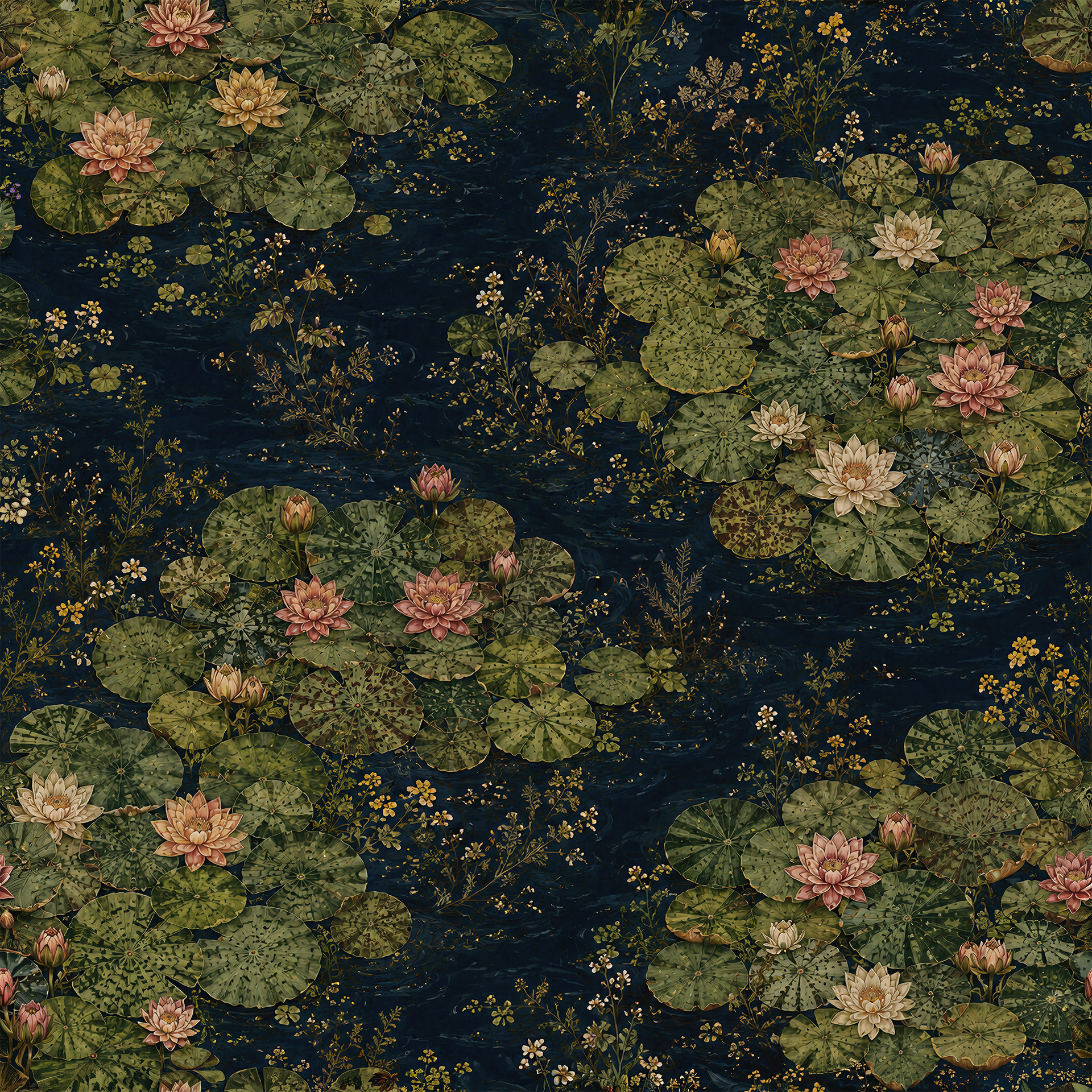 Lilypads in Ink