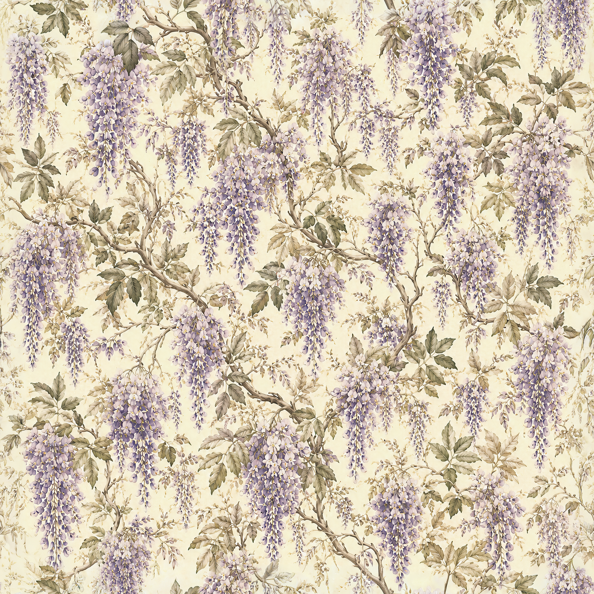 Wisteria in Parchment
